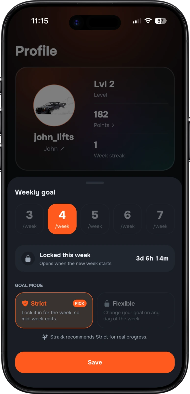 Strakk app: Complete